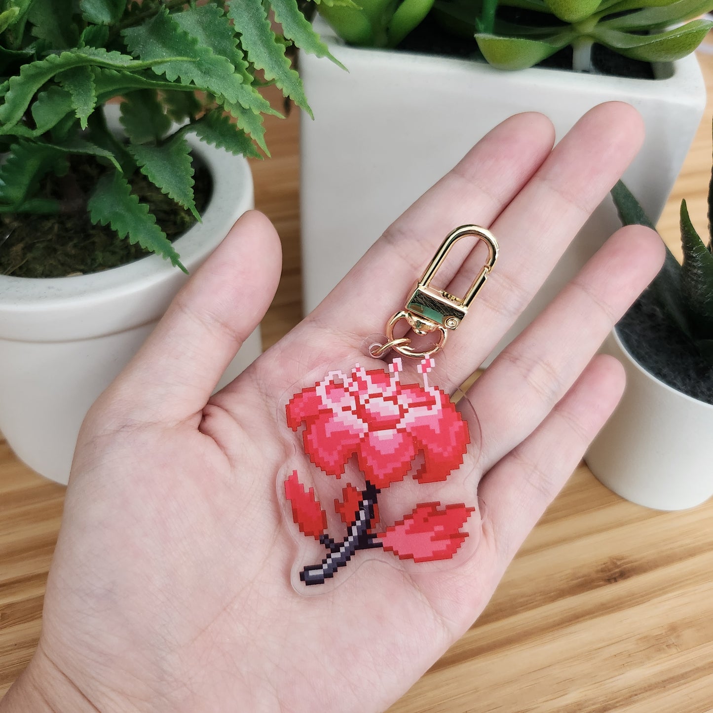 Dendrobium Keychain