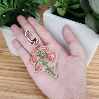 Mourning Flower Keychain