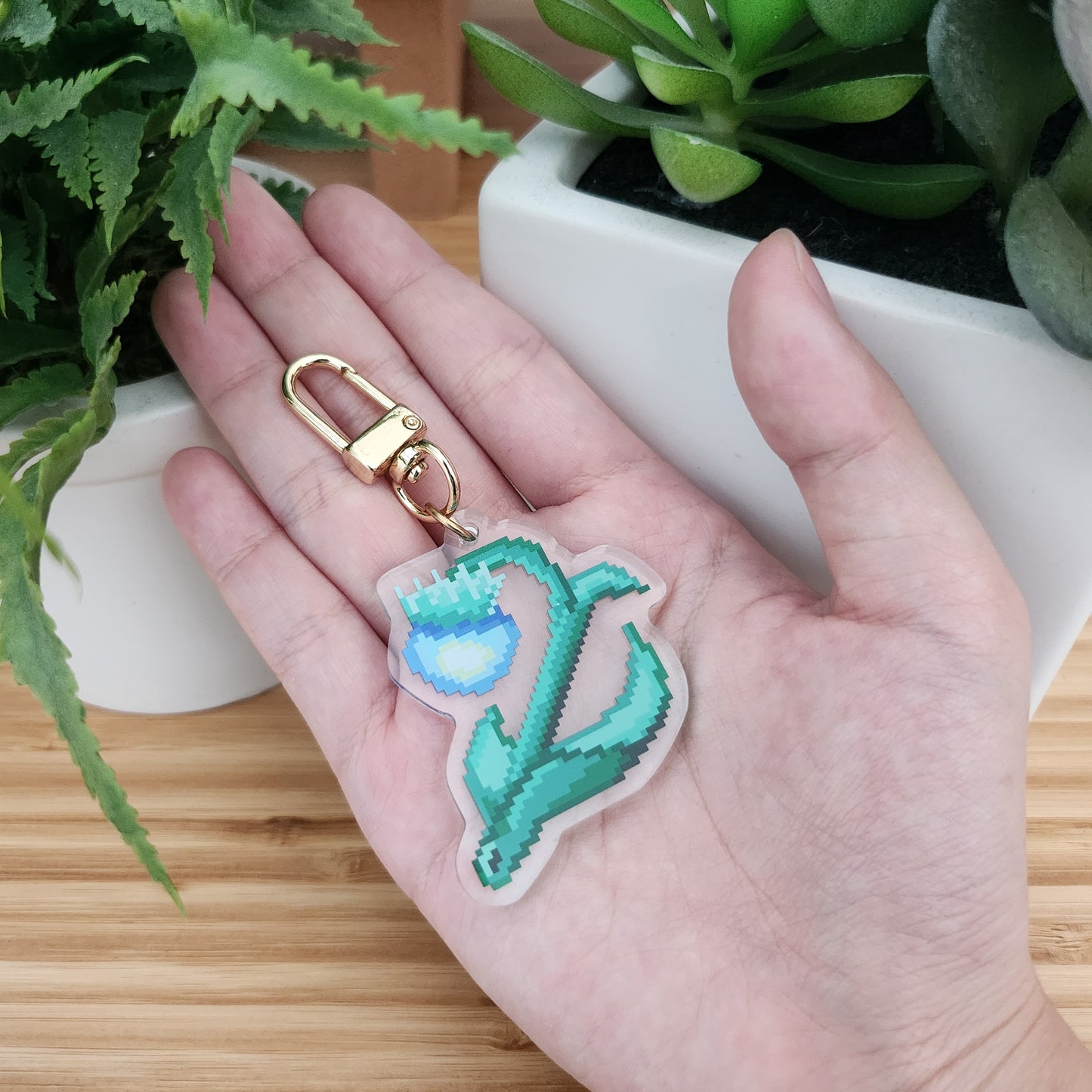 Lamp Grass Keychain