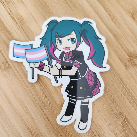 Transgender Pride Miku Sticker