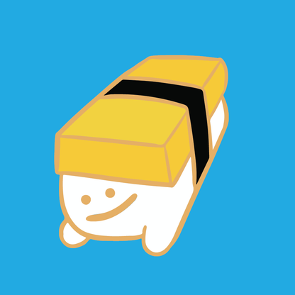 Tamago Fella Enamel Pin